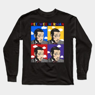 Pee-Wee Herman Vintage Style Long Sleeve T-Shirt